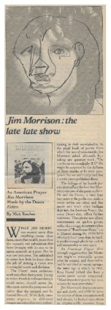Doors, The / An American Prayer (1979)