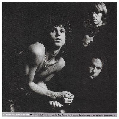 Doors, The / Group Photo-Jim Morrison at Left-Shirt Off (1967)