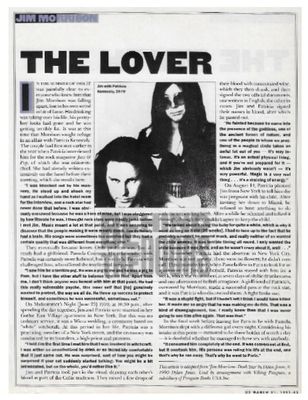 Doors, The / Jim Morrison - The Lover (1991)