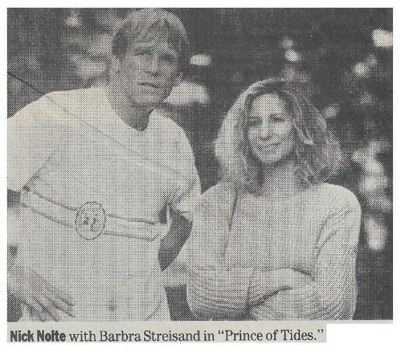 Streisand, Barbra / With Nick Nolte in &quot;The Prince of Tides&quot; (1991)