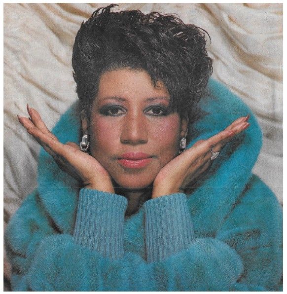 Franklin, Aretha / Closeup-Blue Fur Coat (1986)