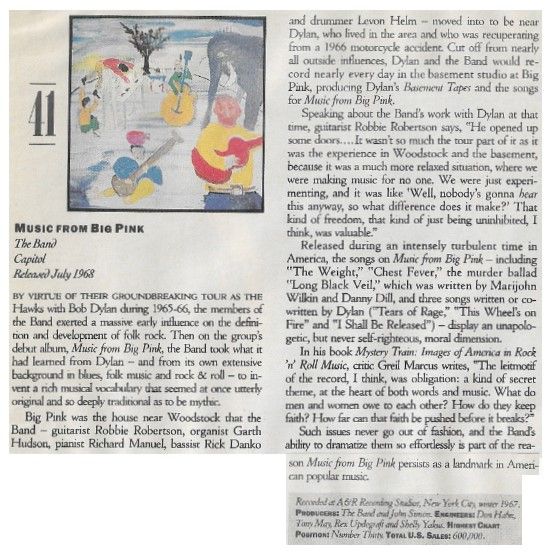 Band, The / Music From Big Pink (1968)