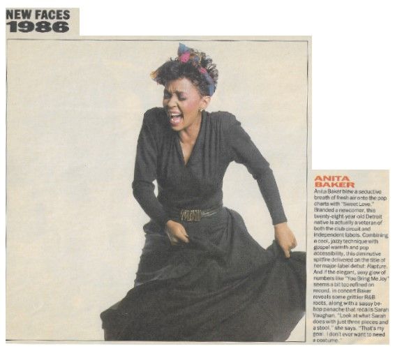 Baker, Anita / New Faces 1986