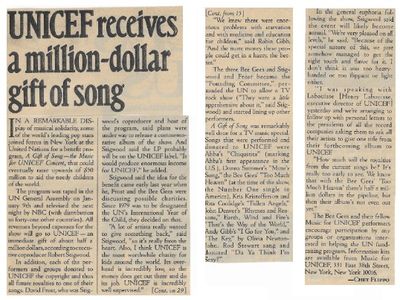 Various Artists / UNICEF Receives a Million-Dollar Gift of Song (1979)