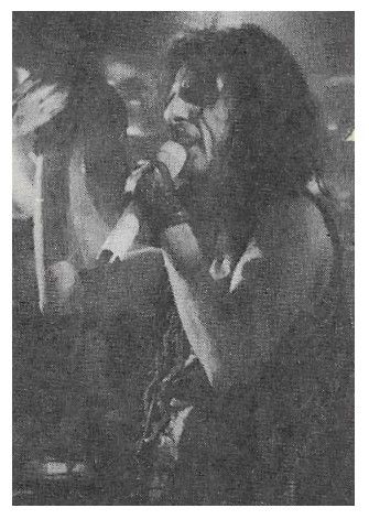 Cooper, Alice / On Stage-Holding Mic. in Left Hand (1986)