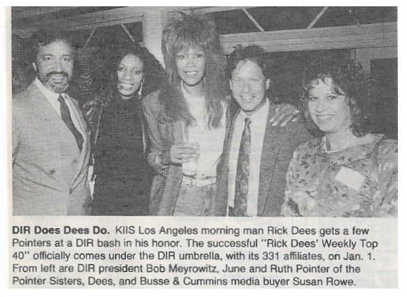 Pointer Sisters / DIR Does Dees Do.-with Rick Dees (1986)