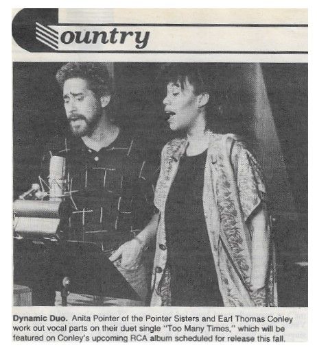 Pointer Sisters / Ruth Pointer-Dynamic Duo-with Earl Thomas Conley (1986)