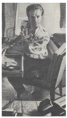 Pretenders, The / Martin Chambers-Sitting at Desk with Keyboard (1984)