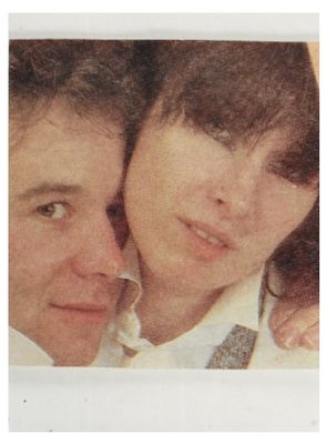 Simple Minds / Jim Kerr-Closeup-with Chrissie Hynde (1984)