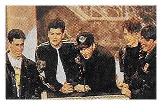 New Kids on the Block / At Podium-Donnie Wahlberg at Center (1991)