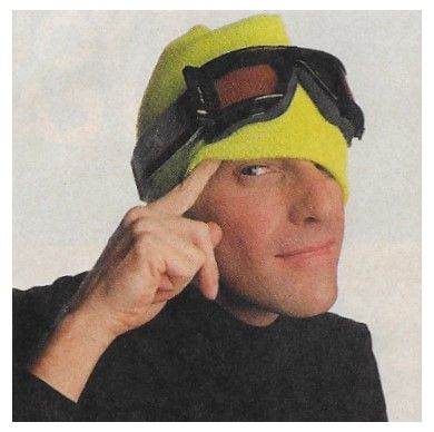 Frey, Glenn / Closeup-Yellow Winter Cap-Goggles (1988)