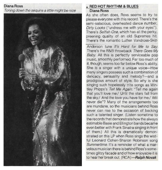 Ross, Diana / Red Hot Rhythm &amp; Blues (1987)