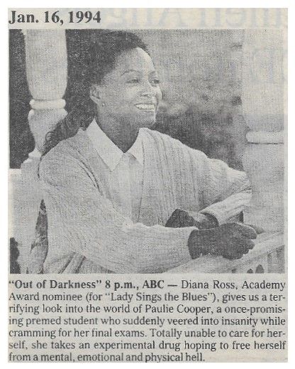 Ross, Diana / Out of Darkness-8 p.m.-ABC (1994)
