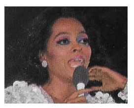 Ross, Diana / On Stage-Closeup-White Outfit