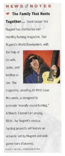 Nugent, Ted / The Family That Hunts Together (1990)