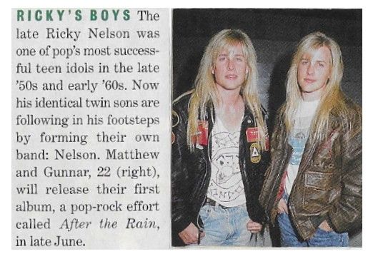 Nelson / Ricky&#39;s Boys (1990)