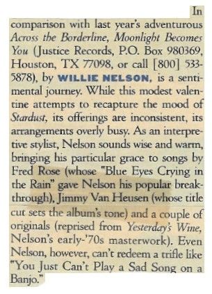 Nelson, Willie / Moonlight Becomes You (1994)