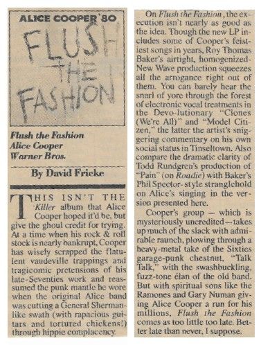 Cooper, Alice / Flush the Fashion (1979)