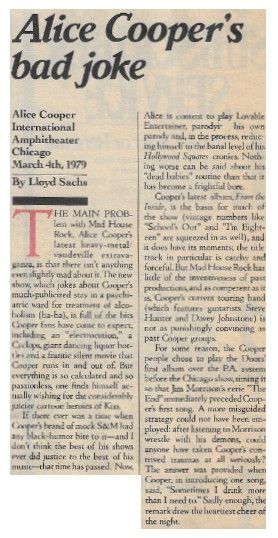 Cooper, Alice / Alice Cooper&#39;s Bad Joke (1979)