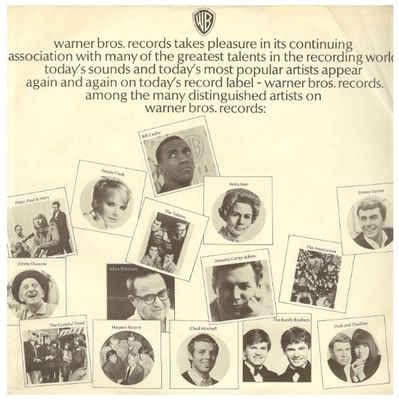 Warner Bros. / Warner Bros. Records Takes Pleasure... (1967)