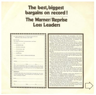Warner Bros. / The Best, Biggest Bargains on Record! (1969)