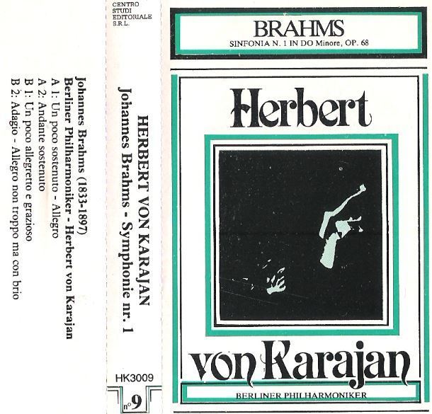 Von Karajan, Herbert / Johannes Brahms (1833-1897) - Symphonie nr. 1 / Centro Studi Editoriale HK-3009 | Italy