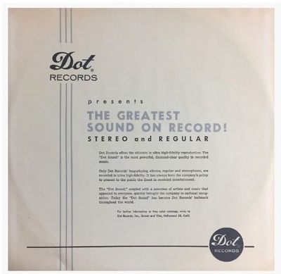 Dot / The Greatest Sound on Record! (with Customer Service Message)