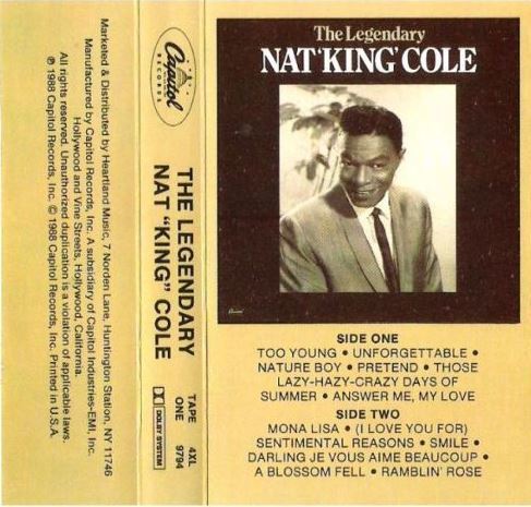 Cole, Nat King / The Legendary Nat King Cole (1988) / Capitol 4XL-9794 and 9795