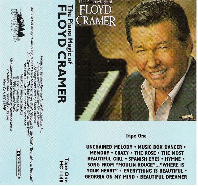 Cramer, Floyd / The Piano Magic of Floyd Cramer (1991) / Heartland HC-1148 and HC-1149 (Cassette)
