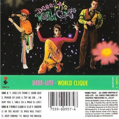 Deee-Lite / World Clique (1990) / Elektra 60957-4 (Cassette)