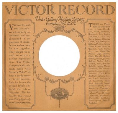 Victor / Victor Record-Luisa Tetrazzini (1919)