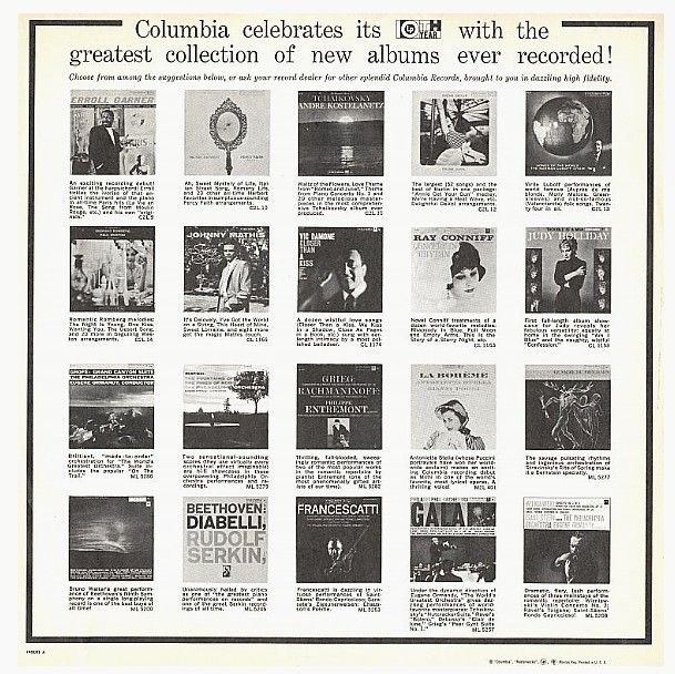 Columbia / Columbia Celebrates Its 10th Year... (1958)