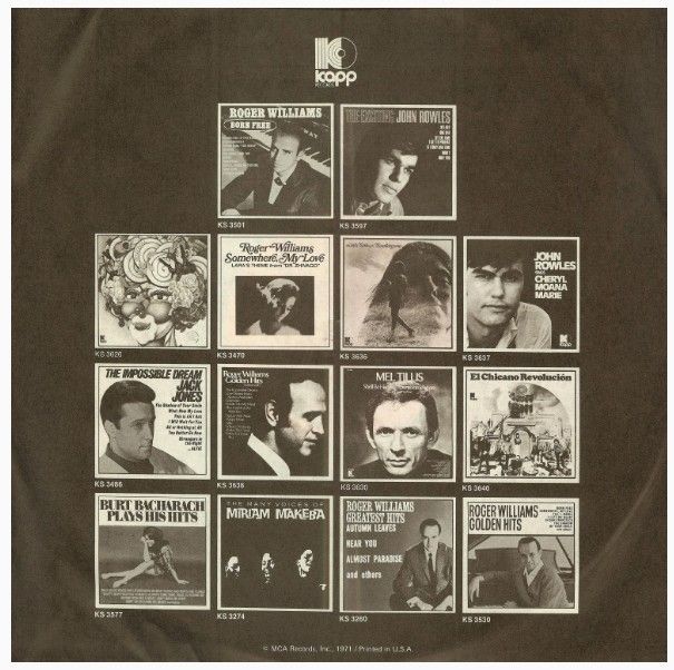 Kapp / Kapp Records-Black-White (1971)