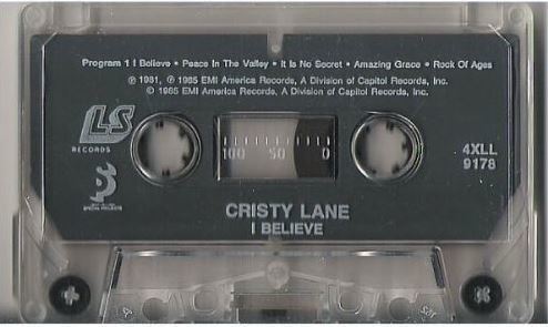 Lane, Cristy / I Believe (1985) / LS Records 4XLL-9178