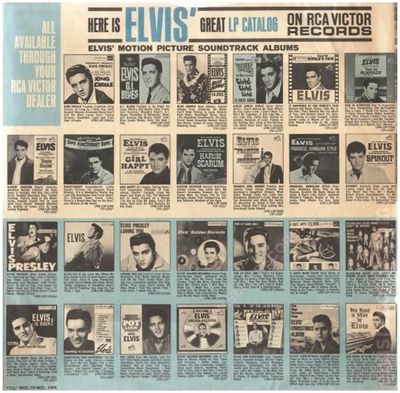 Rca Victor / Elvis Presley: Here is Elvis&#39; Great LP Catalog (1967)