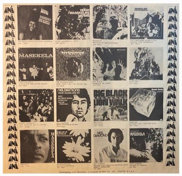 Uni / Hugh Masekela-Big Black-Strawberry Alarm Clock, etc. (1970)