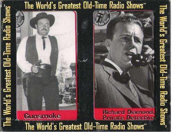 Old-Time Radio Shows / Gunsmoke - Richard Diamond, Private Detective (2002) / Radio Spirits 2587 and 2537 (Cassette)