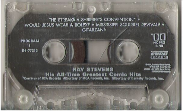 Stevens, Ray / His All-Time Greatest Comic Hits (1990) / Curb D4-77312