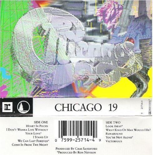 Chicago / Chicago 19 (1988) / Full Moon-Reprise 4-25714 (Cassette)