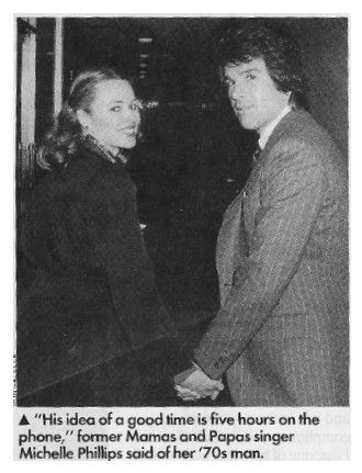 Phillips, Michelle / With Warren Beatty-Beverly Hills, CA (1976)