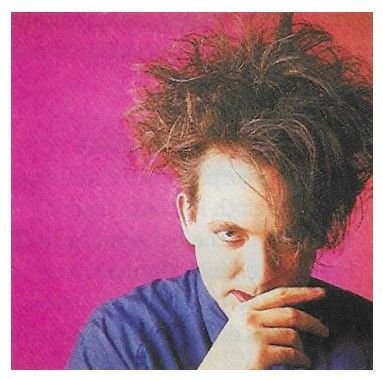 Cure, The / Robert Smith-Closeup-Pink Background (1991)