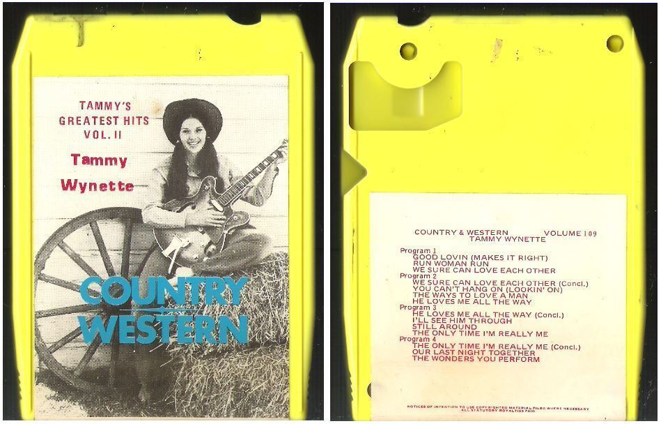 Wynette, Tammy / Tammy&#39;s Greatest Hits Vol. II (1971) / Eagle C+W-109