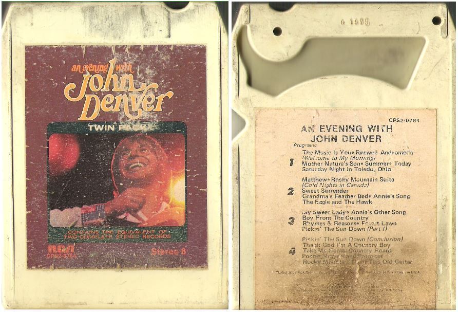 Denver, John / An Evening With John Denver (1975) / RCA CPS2-0764 / 8-Track Tape