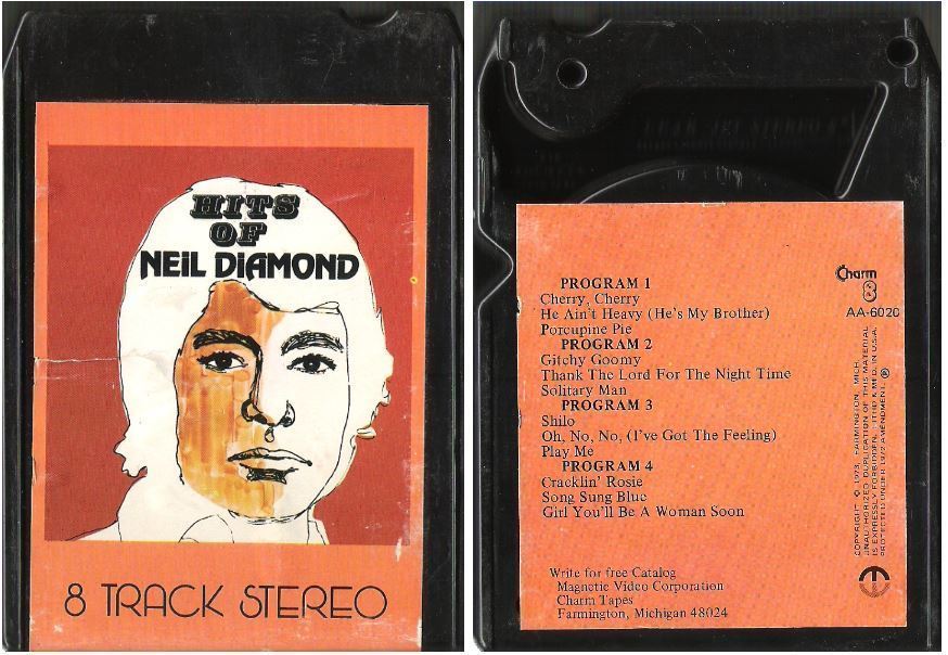 Uncredited Artists / Hits of Neil Diamond (1973) / Charm AA-6020