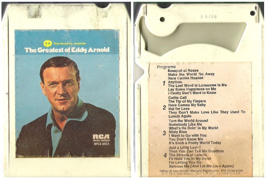 Arnold, Eddy / The Greatest of Eddy Arnold / RCA Special Products DPS2-0051 / 8-Track Tape (1973)