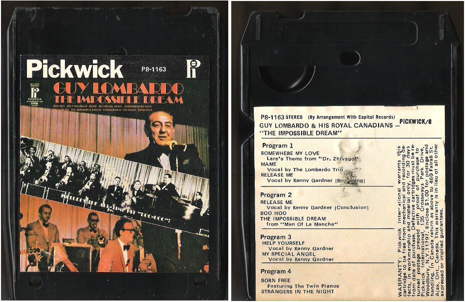 Lombardo, Guy / The Impossible Dream / Pickwick P8-1163