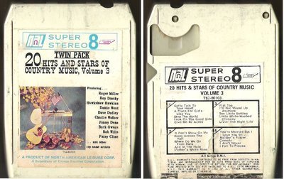Various Artists / 20 Hits and Stars of Country Music, Volume 3 (1968) / Tennessee Sound TS2-80103