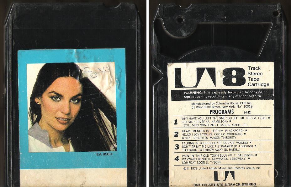 Gayle, Crystal / When I Dream (1978) / United Artists EA-858H (8-Track Tape)