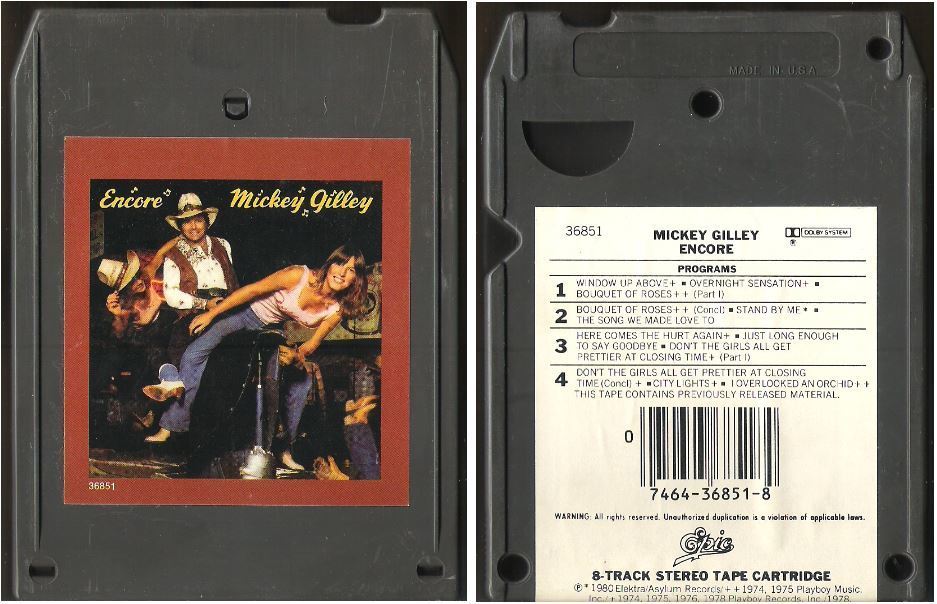 Gilley, Mickey / Encore (1980) / Epic JEA-36851