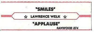 Welk, Lawrence / Smiles (1970) / Ranwood 874 (Jukebox Title Strip)